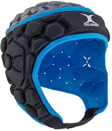 Gilbert XP 250 Senior Rugby-Kopfschutz, Electric Blue (L)