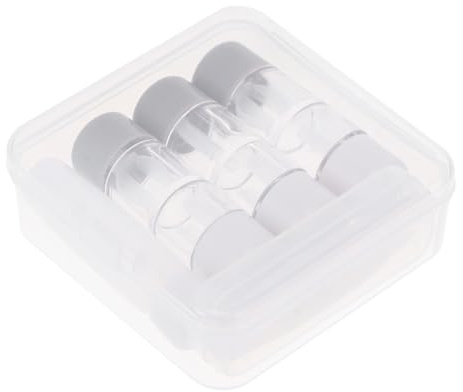 TOBBOMEY 3piezas Caja De Lentes De Contacto Estuche De Lentes Soporte para Gafas Almacenamiento Portátil