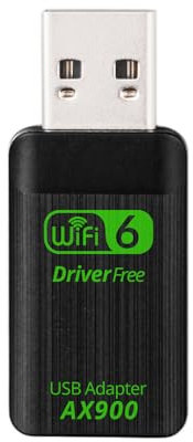 900M USB WiFi 6 Adaptador Dual Antena 600M Tarjeta de Red AX900 Dual Band 2.4G 5G WiFi Adaptador para PC Portátil Tablet Controller