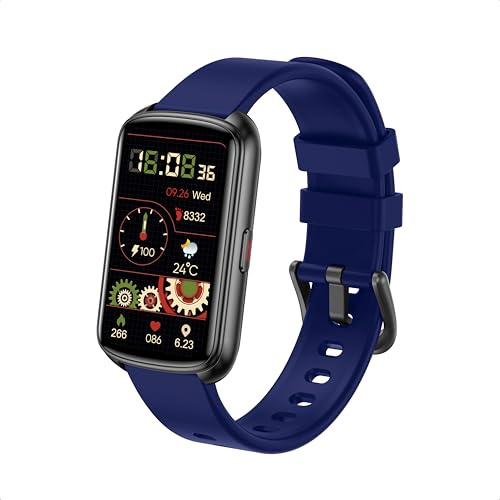 Runlio 1.47Smartwatch & Fitness Tracker,SpO2 Heart Rate&Sleep Monitor,5ATM