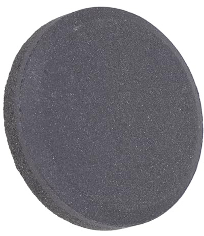 DIYEAH 1 Pièce Côte Petit Affûtage Rond Aiguiseur Couteau Humide Couteau Pierre Pour Affûter La Pierre Pour Affûter Loueur Whetstone Noir Carbure De Silicium