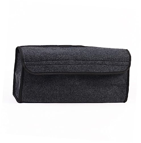 PRETYZOOM Bolsa de Almacenamiento Plegable de Fieltro para Coche Suv y Camión, Organizador Portátil Gran Espacio para Ordenar Suministros y Snacks