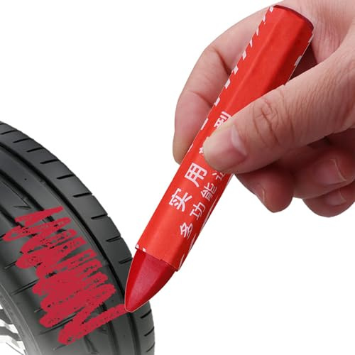 Pennarello a pastello per pneumatici, resistente all'olio, impermeabile, per gomma, colori sbiaditi, per uso industriale, per pneumatici, pietre, piastrelle, legno, vetro, metallo, per lavori