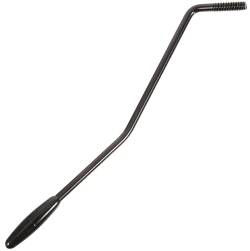 MUELODSIC Brazo de Puente de Trémolo Simple de Metal Rosca de 6 Mm y Punta de Plástico Negro Compatible Guitarra Eléctrica para Protección y Vibrato