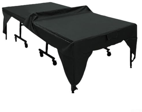 Yhenlovtt Housse de table de ping-pong d'extérieur pour toutes les saisons – 210D imperméable et robuste avec revêtement argenté protection contre la pluie, le soleil, la neige, la poussière pour 280