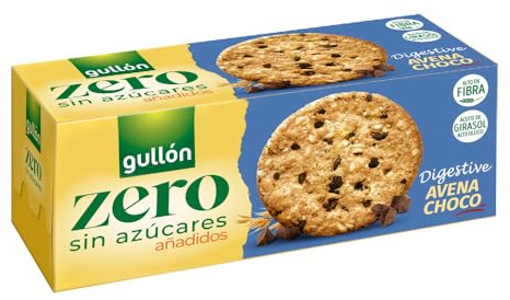Digestive Avena Choco Galletas Gullón Zero Sin Azúcares 255g