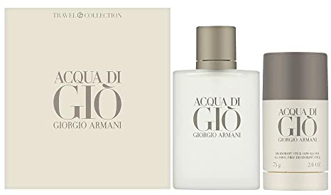 Giorgio Armani Acqua Di Gio Geschenkset 100 ml EDT + 75 ml Deodorant -, Eau de Toilette
