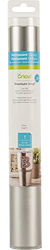 Cricut Premium Permanent Vinyl Silver 12x48
