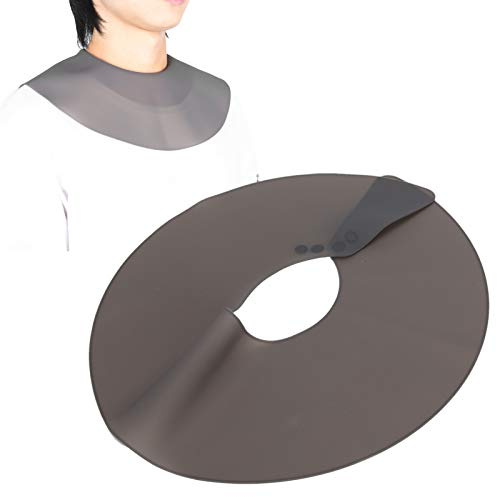 Klippkrage hårfärg, silikon nackskydd för frisyr, hårklippningskappa frisör stylist färgning sjal