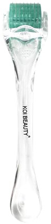 Koi Beauty Professional Derma Roller, 200 Real Individual Titanium Microneedle Roller, Microneedling Roller, Micro Needle Beauty Tool for Men Women