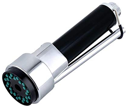 Douchette Robinet Cuisine Laiton Douchette Evier Cuisine Rétractable Mitigeur Douchette Remplacement pour Robinet Douchette Extensible, Chromé, G1/2