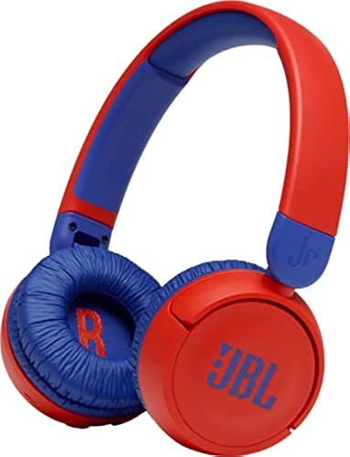 JBL Casque Supra-auriculaire sans Fil Jr310BT pour Enfants - Rouge Bleu