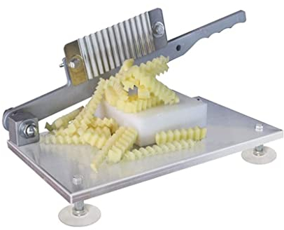 Coupe-Frites Slicer professionnel Fry Fry, trancheuse en acier inoxydable coupe Français Trancheur de frites, trancheuse onduleuse de pommes de terre Fantaisie Fantaisie Fantaisie Machine Potato Slice