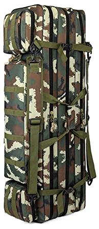 WMDSYGD Aufbewahrungstasche für Angelgeräte 3 Schicht 80 cm / 100 cm / 120cm Oxford Angelbeutel Fish Rod Bags Schulter Angelbeutel Tackle Rucksack Handtasche Outdoor Sport Rutentaschen (Size : 100cm)