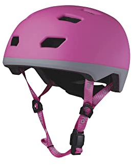 Micro Casco | L'originale | Neon | Casco da bicicletta, pattinaggio e scooter (rosa neon, taglia S: 51-54 cm)