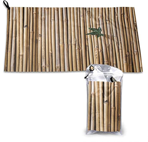 16x31.5in Quick Dry Towel Large Bamboo Raft Microfiber Beach Towels Adult for Travel Swim Pool Yoga Camping Blanket Mothers Day Women Gifts