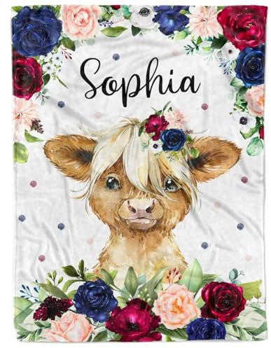 Dvnoua Personalisierte Babydecke mit Namen Datum oder Wunschtext Flauschige Baby Decke Kinderdecke Personalisierte Baby Neugeborenen Geschenk Namensdecke Babygeschenk Babydecke für Mädchen und Junge