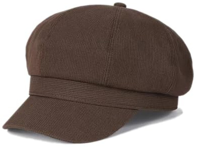Skärmmössa damer ballongmössa basker vintermössa skjutmössa, Gatsby Newsboy Cap Bakerboy hatt, B-kaffe, 56-59