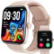 TOZO S4 AcuFit One Smart Watch 1.78 AMOLED Screen for Men Women, Bluetooth Call Dial Fitness Tracker, Heart Rate and Blood Oxygen, Sleep Monitor, IP68 Waterproof, Workout for iOS Android (Rose Gold)