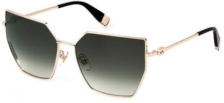 Furla Damen Sfu786 Sonnenbrille, Glänzendes Roségold, 61
