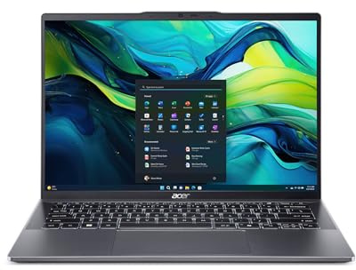 acer Swift Go 14 Laptop | 14 1920 x 1200 Touch Display | Unlock AI Experiences | AMD Ryzen 7 8845HS Octa-Core Ryzen AI Capable Processor | 16GB LPDDR5X | 1TB PCIe Gen 4 SSD | SFG14-63T-R1F4