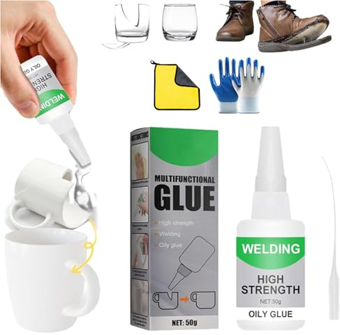 Tree Frog Oily Super Glue, 2025 New Welding High-Strength OilyGlue, Welding High Strength Oily Glue 150 Gram - Universal Superglue,Mighty Instant Glue for Resin Ceramic Metal Glass (1Pcs)