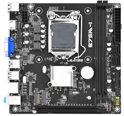 Motherboard Fit For JINGSHA B75 mini itx LGA 1155 compatibile con 4 DDR3 USB3.0 SATA3 NVME WIFI Placa Mae placa mae PC gamer LGA1155