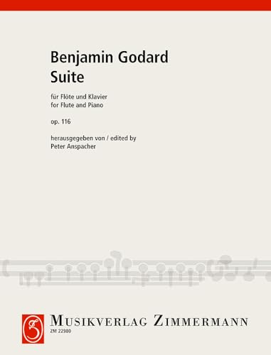 Suite: op. 116. Flöte und Klavier.