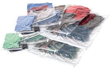 Samsonite Bolsas de embalaje de compresión, Claro, 12-Piece Kit (2-Pouch/4-Carry-On/4-Large/2-X-Large, Bolsas de embalaje de compresión