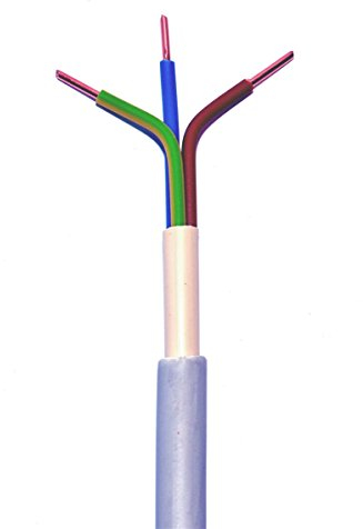 100m NYM-J 3x1,5 mm² RE Mantelleitung grau Installationsleitung Feuchtraumleitung