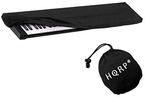 HQRP Tastaturtaubschutzhülle kompatibel mit Yamaha DGX-650 DGX650 DGX-650B P-115 P115 P-115B P115B P-115WH 76-88 Tasten digitaler Klavier Synthesizer
