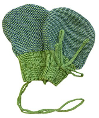Disana 3410900 - Strick-Handschuhe Wolle grün