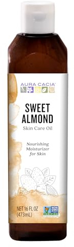 Aura Cacia Natural Skin Care Oil Sweet Almond - 16 Oz, 2 Pack