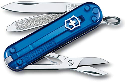 Victorinox Classic SD, coltellino svizzero piccolo (7 funzioni, lama, forbici, lima per unghie)