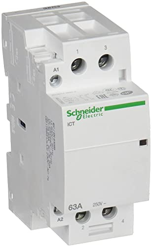 Schneider Electric Acti9 iCT iCT Leistungsschütz / 230 V ac Spule, 2 -polig 2 Schließer, 250 V ac / 63 A