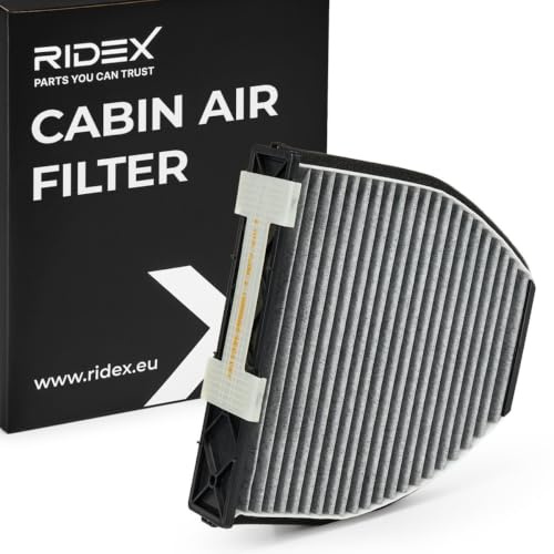 RIDEX 424I0070 Innenraumfilter Pollenfilter Aktivkohlefilter Höhe: 72 Breite: 282 Länge: 252 Kompatibel mit VW Golf 7 Schrägheck 5G1, BQ1, BE1, BE2 Golf 4 Schrägheck 1J1 Golf 6 5K1, BMW