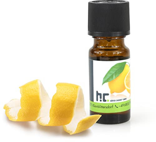Höfer Chemie Duftöl Zitrone 10 ml - Zusatz für Duftlampen Potpourri Diffuser Aromatherapie - Duftöl Ätherisches Öl