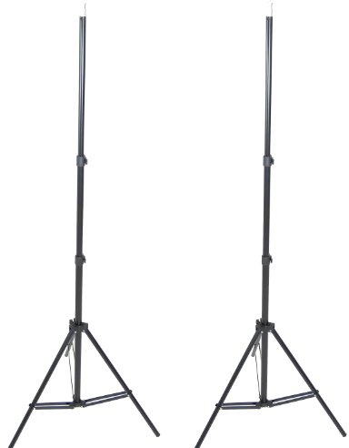 DynaSun 2X W803 Kit Professionnel Pied d'éclairage pour Flash Studio Photo et vidéo 220 cm