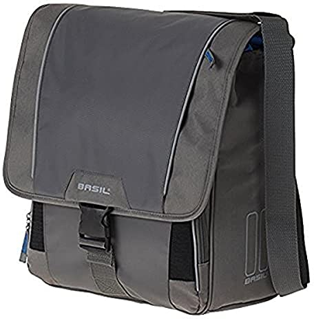 Basil Sport Design Doppeltasche – geeignet für E-Bike, Citybike, Damen- & Herrenrad – 32 L – Schwarz