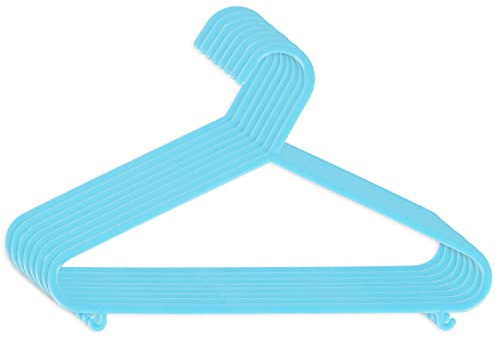Bieco Grucce appendiabiti per bambino, 8 pezzi, lunghezza circa 30 cm, in plastica, per guardaroba