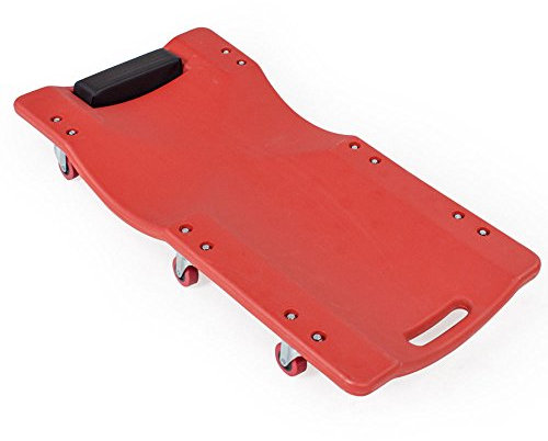 Varan Motors 5767-0010 KFZ Rollbrett/Montageliege 360° drehbar, 90 x 41cm, ergonomisch geformt