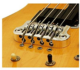 Hipshot 4 Saiten SUPERTONE Bass-Steg 3 Point – Chrom