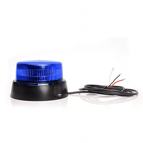 LED-MARTIN R65 Rundumkennleuchte flach - blau - 3 Punkt