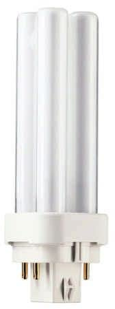Philips Master PL-C - Bombilla de bajo consumo (10 unidades, 10 W, 840, G24d-1, 2 pines, luz blanca fría, 4000 K, 117 mm)