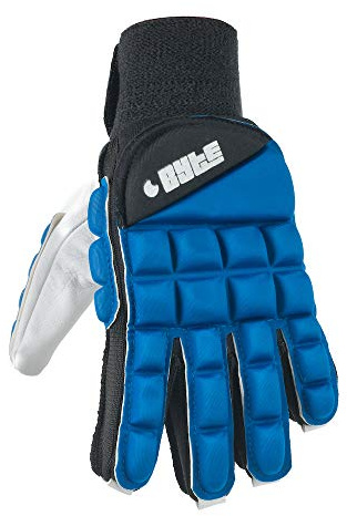 BYTE INTERNATIONAL BLUE PADDED LEFT HAND HOCKEY GLOVE (LARGE)