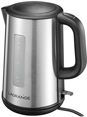 Lagrange 509 001 Naos Wasserkocher Edelstahl, 22,8 x 15,5 x 24.13 cm, 1,5 L