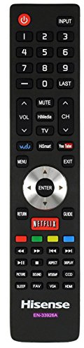 HISENSE TV Remote Control for 40K366WN 32K20 32K20DW 32K20W 40H5 50H5G 50K610GWN 55K610GWN 32K366W 40K366W 50K610GW 55K610GW