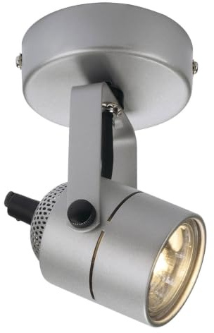 SLV SPOT 79 230V Wand- und Deckenleuchte, silbergrau, GU10, max. 50W
