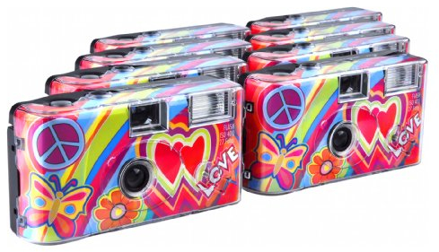 TopShot Love Einwegkamera (27 Fotos, Blitz, 8-er Pack) Cult