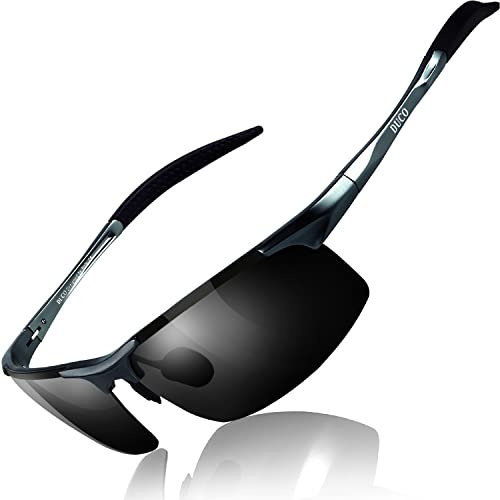 DUCO Polarized Sunglasses Mens Sun Glasses Sports Eyewear Fishing Golf Driving UV400 Protection 8177S